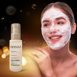 Bianna Bubble Mask Purificante con Raíz de Ginseng 75ml Mascarilla Facial de Limpieza Profunda y Rejuvenecedora DE LA Piel - Product Image 4