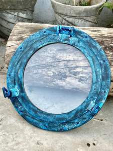 ลายเรือรัสติกสำหรับตกแต่งลายพื้นหน้าต่างทองเหลืองไม่เหมือนใครสำหรับตกแต่งทางทะเลและชายฝั่ง - Product Image 3