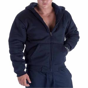 Sweat-shirts à capuche et pantalons de jogging sportifs épais à fermeture éclair intégrale, avec logo personnalisé OEM et design à motif uni, couleur contrastante, envoyés par Dress Sports - Product Image 1