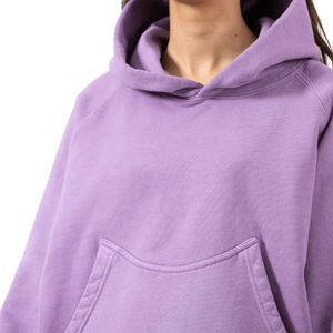 Sweat-shirt à capuche unisexe en molleton de coton épais 500+ GSM, style vintage, 100% coton, logo frontal, chaud pour l'hiver, col à capuche, unisexe 2026 - Product Image 2