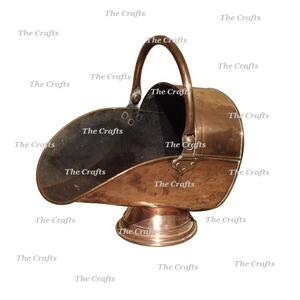 Latest Design <b>Coal</b> Storage Bucket Handmade Copper <b>Coal</b> Bucket <b>Scuttle</b> For Fire Pit Tools And Accessories - Product Image 1