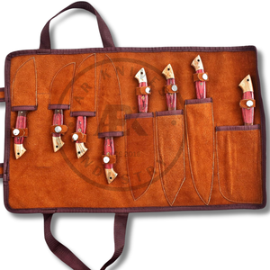 Juego de Cuchillos de Cocina de Ocho Piezas de Acero de Damasco de 67 Capas Hechos a Mano, Mangos Ambidiestros, Embalaje Ecológico, Cuchillos al por Mayor - Product Image 4