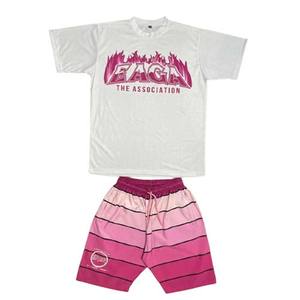 Camisetas y pantalones cortos personalizados para hombre con función antipilling sublimación digital DTG imprime Logotipo de longitud de cultivo bordado - Product Image 3