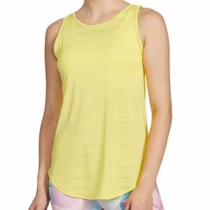 Venta caliente Mujeres Entrenamiento Sudor Desgaste Causal Tank Top Custom Yoga Gym Vest Ladies Fitness Stringer Singlet - Product Image 1