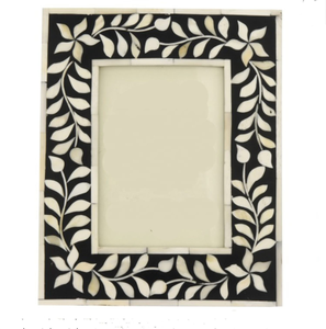 Cadre photo en incrustation d'os de haute qualité Cadre photo fait à la main pour dessus de table par artisanat en croissant - Product Image 1