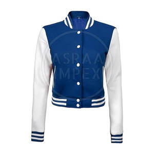 แจ็กเก็ตสั้นแบบลำลองของผู้หญิงคอตั้งระบายอากาศได้ดีผ้าถักสำหรับใช้กลางแจ้ง - Product Image 4