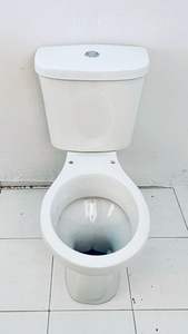 Modern White Two Piece Ceramic WC Toilet with Dual-Flush Sanitaryware Bathroom <b>Bidet</b> Toilet Seat for Hotel Use - Product Image 4