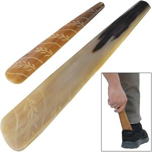 Luxury Natural Buffalo Ox Horn <b>Shoe</b> Horn Long Handle and Smooth for Gentle Easy Slip-In and <b>Shoe</b> Protection by AALIYAN IMPEX - Product Image 2