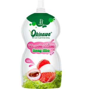 Ready-to-Eat Healthy Natural <b>Seaweed</b> <b>Snack</b> 105ml DT Soft Sea Grape Jelly Beverage with Lychee Flavor Directly From Vietnam - Product Image 1
