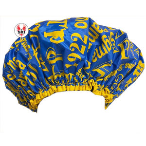 Best Seller Zeta Phi Beta hermandad decorativa letras griegas hermandad ZPB 2 capas Twill Satin Bonnet - Product Image 1