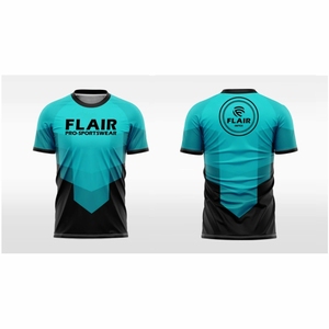 100% Polyester Soccer Jersey Custom Design Breathable Comfort Short Front Best Quality OEM Service Available - Product Image 4