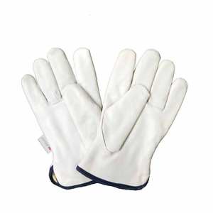 Gants de haute qualité, gants de sécurité générale en cuir, gants de travail pour chauffeur, fabricant de gants de travail - Product Image 5