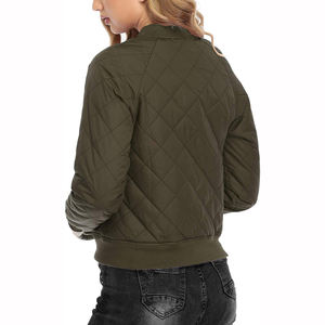 Blouson Bomber en Coton Léger pour Femmes avec Couleurs Personnalisées Teinture Unie Respirant Design Faible MOQ Meilleur Prix - Product Image 2