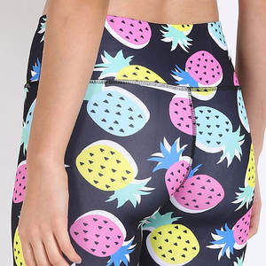 Women Yoga <b>Leggings</b> latest designs breathable comfortable hot selling top trending Elastic <b>Waist</b> Yoga <b>Leggings</b> <b>with</b> cheap rate - Product Image 4