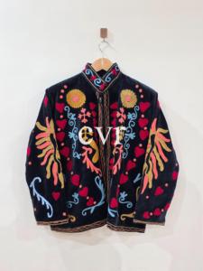 Uzbek Outerwear Hand Embroidered Women's Luxury <b>Coat</b> Handmade Velvet Suzani Eco-Friendly Suzani Velvet Winter Boho for Party We - Product Image 1