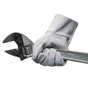 Gants de gréeur en cuir de vachette robustes Gants de sécurité en gros sur mesure pour la construction à usage industriel Usine directe - Product Image 2