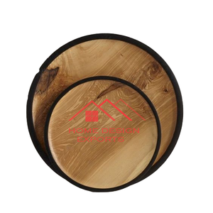 Assiette décorative en bois 2025 meilleure vente produits de cuisine en bois assiette de service en bois meilleur vendeur - Product Image 4