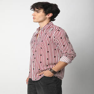 Vente en gros de chemise à carreaux vintage pour hommes, dernière collection de chemises à manches courtes décontractées personnalisées respirantes à col officiel - Product Image 5
