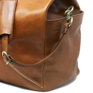 Top vente hommes sac de voyage en cuir épais sac de sport en cuir de vachette en cuir véritable de haute qualité grande capacité léger - Product Image 6