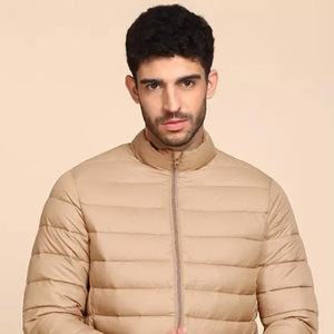Chaqueta acolchada de invierno negra de alta calidad para hombre, chaqueta acolchada de moda, diseño ligero, tela de lona, cuello con capucha - Product Image 6