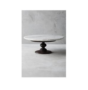 Support à gâteau moderne en bois d'acacia Assiette à gâteau minimaliste en bois pour la maison et le professionnel Design de fête de haute qualité - Product Image 3