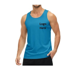 Chaleco sin Mangas de Alta Calidad con Logotipo Personalizado, Camiseta Deportiva de Algodón, Transpirable, de Secado Rápido, Estilo Inglés de BD - Product Image 1