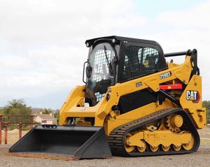 Chargeuse compacte sur chenilles CAT 259D3 d'occasion de haute qualité avec godet pour la construction et la manutention de matériaux - Product Image 1
