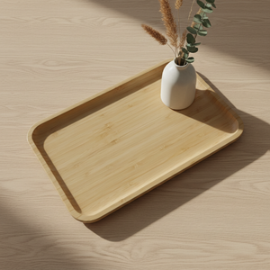 Bandeja de Servicio Multiusos de Madera Contrachapada de Alta Calidad 3203023-30*18 para Ceremonias de Té de Alta Gama - Product Image 4