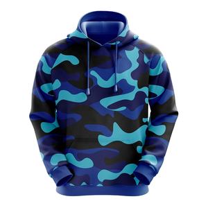 Vente en gros de sweats à capuche en molleton camouflage léger pour hommes impression par sublimation personnalisée vêtements de sport antirétrécissement tailles XS-6XL pour - Product Image 5