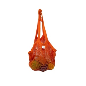 Sac en filet de taille moyenne à motif géométrique, certifié Fairtrade, recyclé, couleur personnalisée, certifié GOTS, pour les courses - Product Image 1