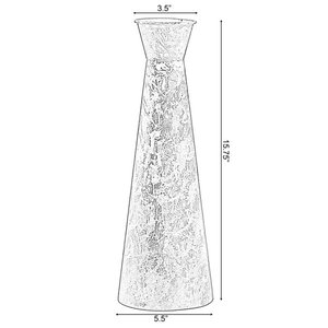 Recién llegado, florero de Metal de aluminio de lujo, forma única, decoración hecha a mano para el suelo, maceta de nuevo diseño, jarrón Vintage de moda 2025 - Product Image 2