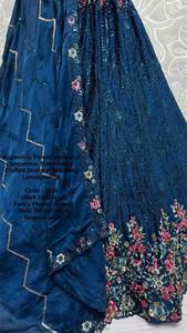 Diseñador Boda Lehenga Choli Con Hilo Trabajo Y Secuencia Bordado Trabajo - Product Image 3