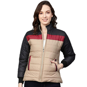 Veste en duvet bouffante respirante à manches longues pour femmes de haute qualité fabriquée par des experts de Jinah - Product Image 6