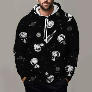 Automne hiver hommes à capuche avec dessin animé 3D surdimensionné sweat hauts pull décontracté pour enfant fille garçon Couple col à capuche - Product Image 5