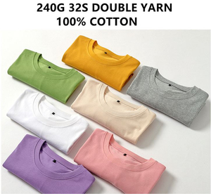 Camisetas de cuello redondo para hombre de alta calidad, camisetas de algodón personalizadas con cuello redondo, camisetas teñidas de Color sólido con logotipo personalizado - Product Image 6