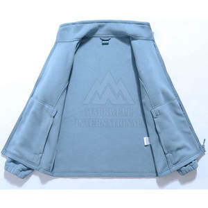 Veste d'hiver en polaire de qualité supérieure personnalisée en gros, veste pour homme de haute qualité à col montant, logo sur le devant, à capuche, séchage rapide, respirante - Product Image 3