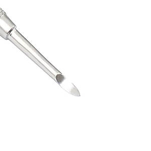 Pousse-cuticules à pointe flèche en acier inoxydable écologique Pousse-cuticules professionnel durable aiguisé à la main - Product Image 3