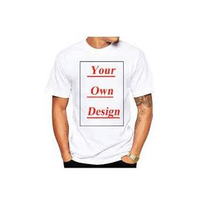 Camiseta de verano grande y alta para hombre, Camisa lisa, desgastada, en blanco, 5xl, 180gsm, 100% algodón, Unisex - Product Image 1