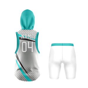 Uniformes de football 7v7 personnalisables, réversibles, imperméables, à séchage rapide, en polyester/coton, avec capuche, sublimation premium, style américain, en promotion - Product Image 2