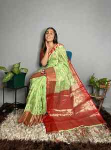 Saris en pure soie pour femmes indiennes - Product Image 5