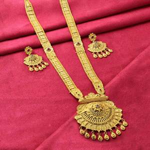 Venta al por mayor 14K 18K 24K Micro chapado en oro AD formando collares largos, joyería de moda, conjunto de joyería de diseño floral relleno de oro de latón. - Product Image 1