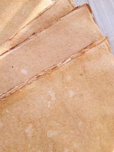 Antique cotton rag Handmade <b>paper</b> <b>A4</b> 20.5 cm X 30 cm 130gsm 100% Cotton Rag sheets Deckle - Product Image 2