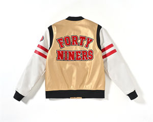 Custom Made Plain Blank Embroidery Unisex Jackets Letterman Men Baseball Jacket Custom Bomber Jacket - Product Image 5