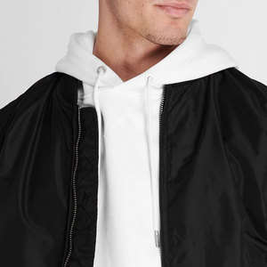 2025 personnalisé bonne qualité Top Design hiver décontracté Bomber veste hommes Outwear Street Wear Bomber veste - Product Image 6