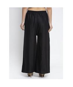 Pantalones acampanados de pierna ancha de lino de rayón personalizados para mujer, pantalones transpirables de verano suaves y cómodos, venta al por mayor - Product Image 5