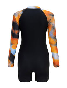 Traje de neopreno de poliéster 100% para mujer, con cremallera frontal MM neopreno de 3, traje de baño fresco antiabrasión diseñado para transpirabilidad para niñas - Product Image 2