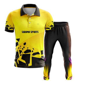 Último diseño personalizado Cricket Jersey diseño equipo uniforme bajo precio nuevo equipo de Cricket uniforme - Product Image 1