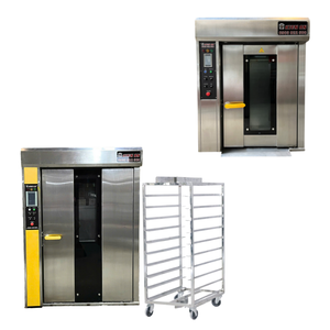 Horno rotativo diésel 8/10/16/24/32/64 bandejas diseño moderno Pe y palé de madera horno rotativo horno eléctrico pan hecho en Vietnam - Product Image 1