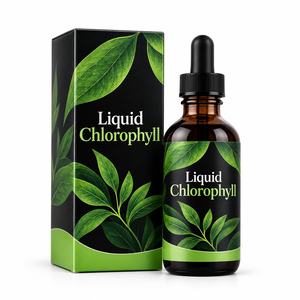 Gotas de Clorofila Líquida de Marca Privada OEM, 6000 mg, 2 oz, Suplemento Herbal, Fórmula Personalizada, Logotipo Personalizado - Product Image 1
