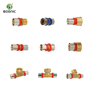 Échantillon Gratuit Bornic Raccords en Laiton Pressé de Haute Qualité Raccords PEX Standard Raccords en Laiton <span class=keywords><strong>Multicouche</strong></span> Nickelés en T Mâle - Product Image 3